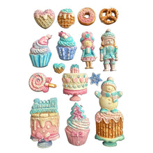 Stamperia Candy Christmas Silicone Mould - A5 Cakes - SPKACMA584