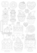 Stamperia Candy Christmas Silicone Mould - A5 Cakes - SPKACMA584