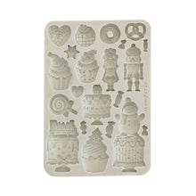 Stamperia Candy Christmas Silicone Mould - A5 Cakes - SPKACMA584
