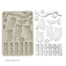 Stamperia Owl's House Collection - Silicone Mould - A5