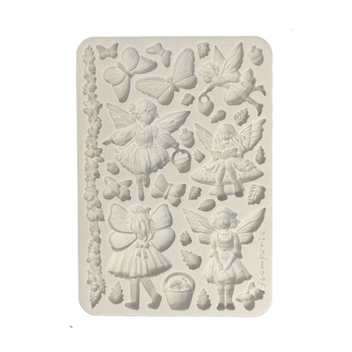 SAVE 10% Stamperia Whispering Woods Collection - Silicone Mould - A5 - Fairies & Butterflies