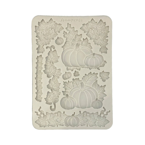 SAVE 10% Stamperia Whispering Woods Collection - Silicone Mould - A5 - Pumpkins