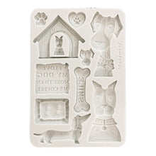 SAVE 10% Stamperia Furry Friends Collection - Silicone Mould - A5 - Dogs