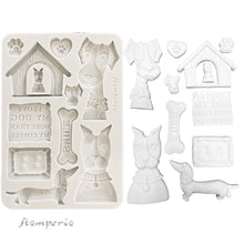 SAVE 10% Stamperia Furry Friends Collection - Silicone Mould - A5 - Dogs