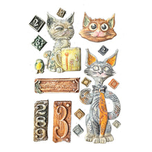 SAVE 10% Stamperia Furry Friends Collection - Silicone Mould - A5 - Cats