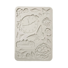 SAVE 10% - Stamperia Quiet Days Collection - Silicone Mould - A5 - Clock