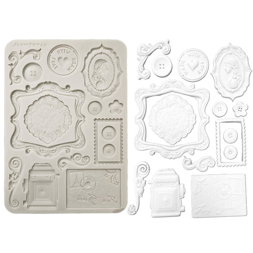 SAVE 10% - Stamperia Quiet Days Collection - Silicone Mould - A5 -Plates