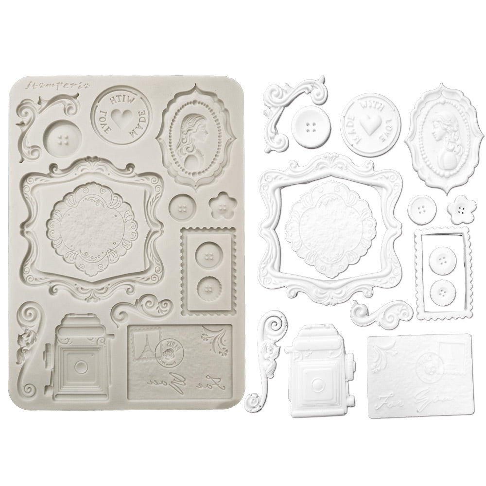 SAVE 10% - Stamperia Quiet Days Collection - Silicone Mould - A5 -Plates