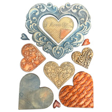 Stamperia Family Collection - Silicone Mould - A5 - Hearts