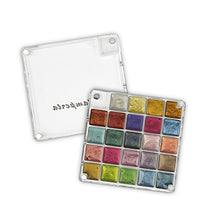 SAVE 10% Stamperia - Quiet Days Collection - 24 Metallic Watercolours Compact Paint Set