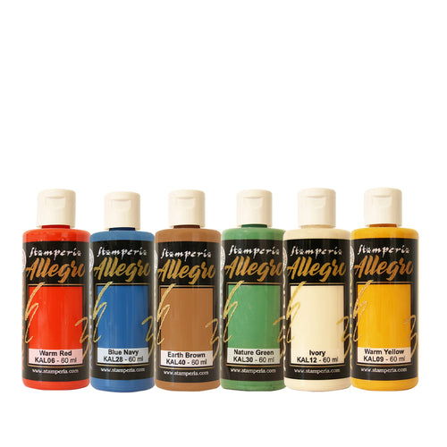 Stamperia Allegro Acrylic Paint 60ml  - Hidden Grove Collection - Set of 6 SPKALKIT59