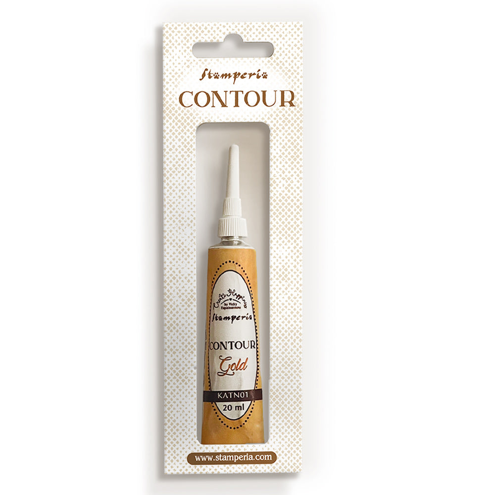 Stamperia Silent Sea - Contour - Gold - 20 ml KATN01
