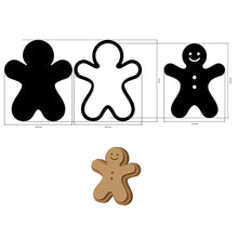 Stamperia Candy Christmas Crafty shapes: Gingerbread Man SPKLSM59