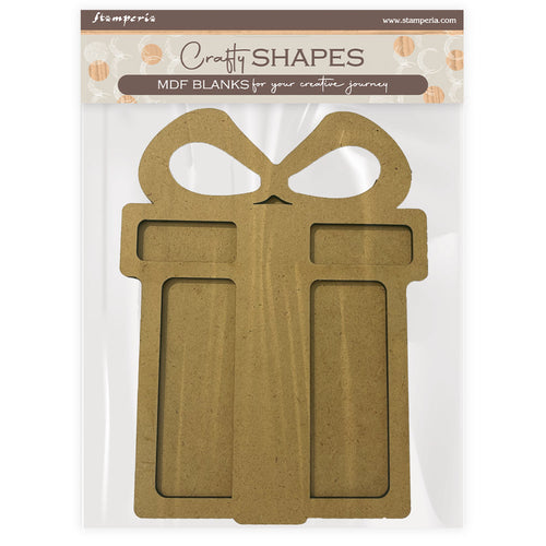 Stamperia Candy Christmas Crafty shapes: Present SPKLSM60