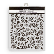 Stamperia Owl's House Collection - Mixed MediaArt Thick Stencil - Pine Cones - 20cm x 25cm KSTD185