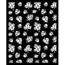 Stamperia Whispering Woods Collection - Mixed MediaArt Thick Stencil - Leaves & Acorns - 20cm x 25cm