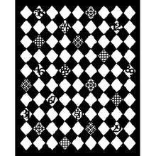 Stamperia Furry Friends Collection - Mixed MediaArt Thick Stencil - Rhombus - 20cm x 25cm