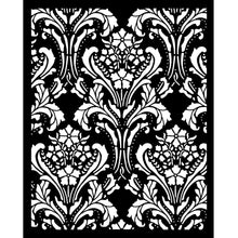 Stamperia Quiet Days Collection - Mixed MediaArt Thick Stencil - Baroque Tapestry - 20cm x 25cm