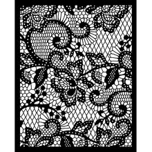 Stamperia Quiet Days Collection - Mixed MediaArt Thick Stencil - Floral Lace - 20cm x 25cm