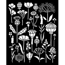 Stamperia Herbarium Silvae Collection - Mixed MediaArt Thick Stencil - Herbarium - 20cm x 25cm