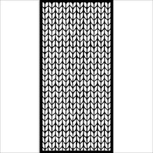 Stamperia Whispering Woods Collection - Mixed MediaArt Thick Stencil - Knit Pattern - 12cm x 25cm