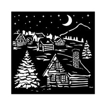 Stamperia Owl's House Collection - Mixed MediaArt Thick Stencil - Cottage - 18cm x 18cm SPKSTDQ126