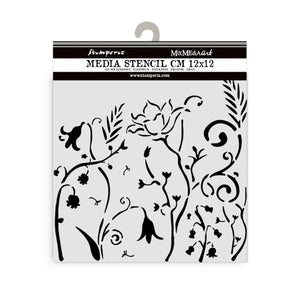 Stamperia Mixed MediaArt Thick Stencil - Hidden Grove - 12cm x 12cm KSTDS28