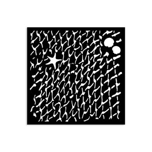 Stamperia Mixed MediaArt Thick Stencil - Silent Sea - Net 12cm x 12cm KSTDS39