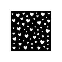 Stamperia Mixed MediaArt Thick Stencil - Timeless - Hearts 12cm x 12cm KSTDS42