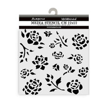 Stamperia Mixed MediaArt Thick Stencil - Timeless - Buds 12cm x 12cm KSTDS43