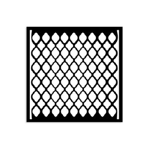 Stamperia Mixed MediaArt Thick Stencil - Timeless - Net Texture 12cm x 12cm KSTDS48
