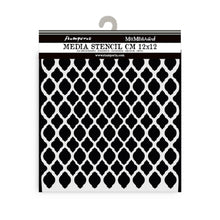 Stamperia Mixed MediaArt Thick Stencil - Timeless - Net Texture 12cm x 12cm KSTDS48