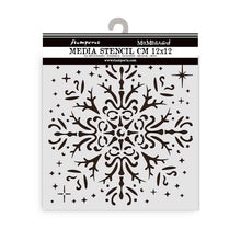Stamperia Owl's House Collection Mixed MediaArt Thick Stencil - Snowflake 12cm x 12cm SPKSTDS52