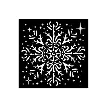 Stamperia Owl's House Collection Mixed MediaArt Thick Stencil - Snowflake 12cm x 12cm SPKSTDS52