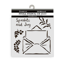 Stamperia Owl's House Collection Mixed MediaArt Thick Stencil - Letter 12cm x 12cm SPKSTDS53