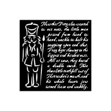 Stamperia Mixed MediaArt Thick Stencil - Alice in Christmas Collection - Guard 12cm x 12cm KSTDS58