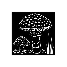 Stamperia Mixed MediaArt Thick Stencil - Whispering Woods Collection - Toadstool - 12cm x 12cm