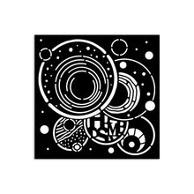 Stamperia Mixed MediaArt Thick Stencil - Furry Friends Collection - Vibrant Circles - 12cm x 12cm