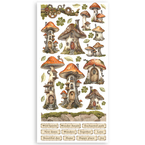 Stamperia Romantic Collection Hidden Grove Paper Cut Outs - 4 double faced sheets 15 x 30.5cm SBBCT10