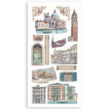 Stamperia Venice City of Art Paper Cut Outs - 4 double faced sheets 15 x 30.5cm SPSBBCT14