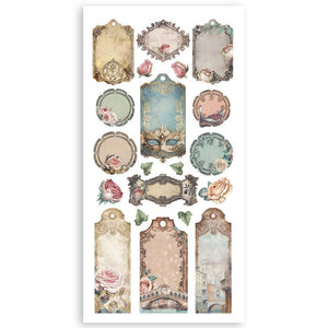 Stamperia Venice City of Art Paper Cut Outs - 4 double faced sheets 15 x 30.5cm SPSBBCT14
