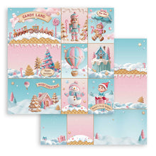 Stamperia Candy Christmas - 12” x 12” Pad - 10 double faced sheets - SPSBBL173
