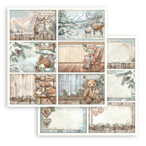 Stamperia Owl's House Collection - 12” x 12” Pad - 10 double faced sheets - SPSBBL174