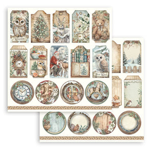 Stamperia Owl's House Collection - 12” x 12” Pad - 10 double faced sheets - SPSBBL174