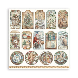 Stamperia Owl's House Collection - 12” x 12” Pad - 10 double faced sheets - SPSBBL174