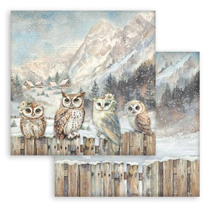 Stamperia Owl's House Collection - 12” x 12” Pad - 10 double faced sheets - SPSBBL174