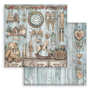 Stamperia Owl's House Collection - 12” x 12” Pad - 10 double faced sheets - SPSBBL174