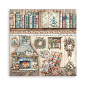 Stamperia Owl's House Collection - 12” x 12” Pad - 10 double faced sheets - SPSBBL174