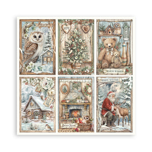 Stamperia Owl's House Collection - 12” x 12” Pad - 10 double faced sheets - SPSBBL174