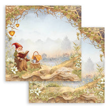 Stamperia Whispering Woods Collection - 12” x 12” Pad - 10 double faced sheets